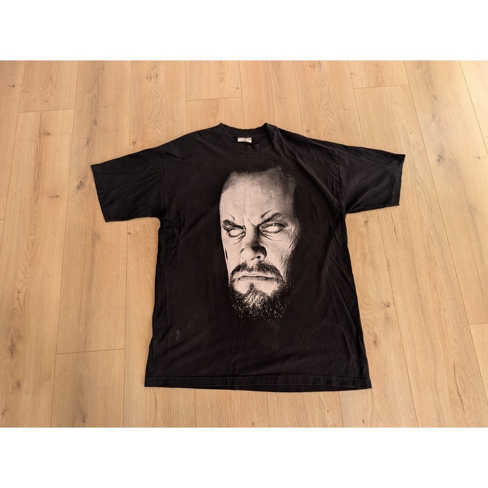 Vintage 1997 WWF  Undertaker Big Face T Shirt Size XL  RARE‎